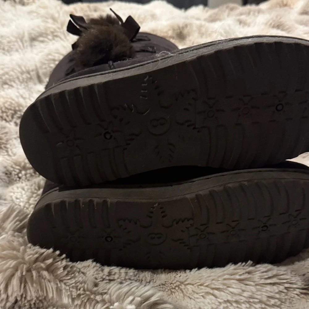 Brown Fuzzy Women's Winter Boots